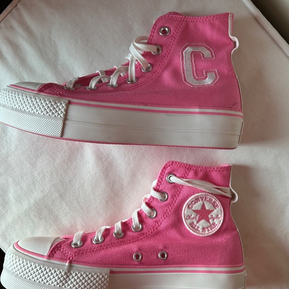 Used Pink Converse Chuck Taylor All Star Vintage - Size 4.5 - Picture 4 of 6